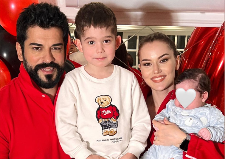 Kerem’le ilk poz… Burak Özçivit ile Fahriye Evcen’in oğulları Karan 4 yaşında…