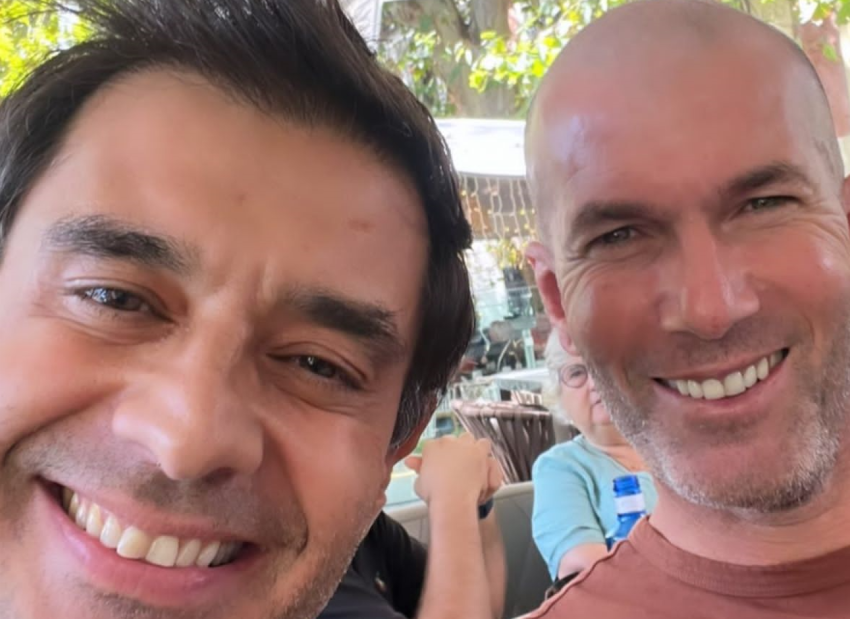 Cansel Elçin 20 yıl sonra Zidane’la buluştu