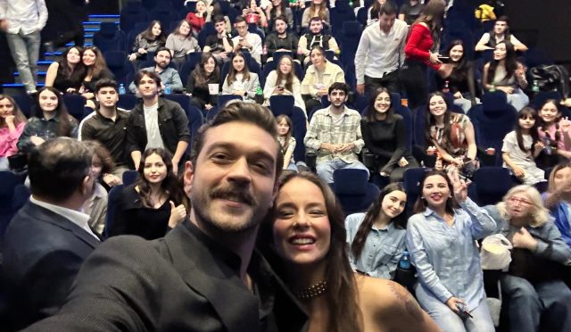 Furkan Andıç ve Buse Meral “Cadı” filminin Bakü galasında