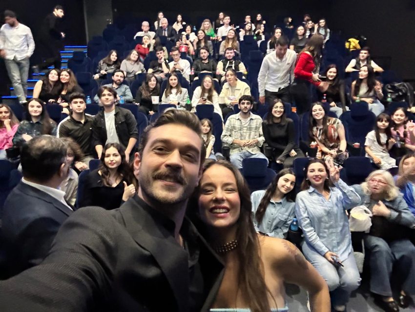 Furkan Andıç ve Buse Meral “Cadı” filminin Bakü galasında