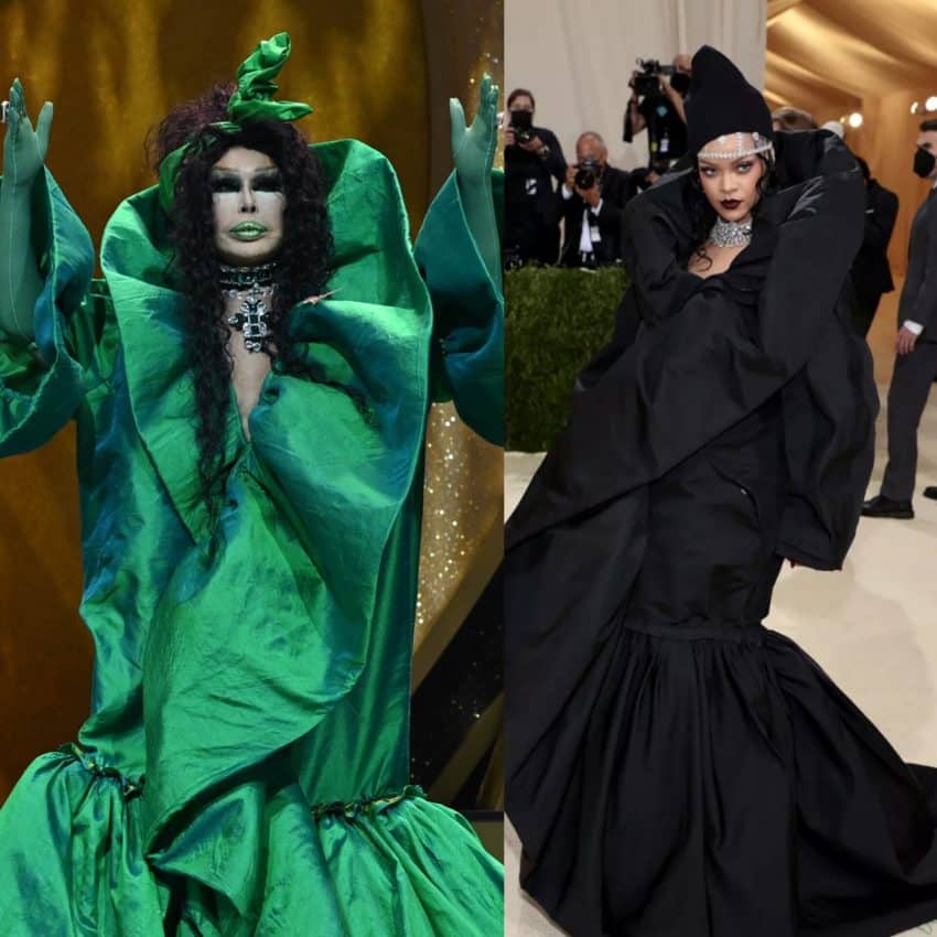 Bülent Ersoy dev bir marula benzetilen Altın Kelebek kostümünü savundu: Madam Rihanna da giydi