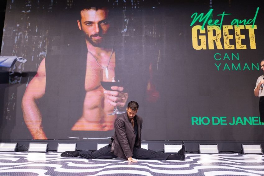 Can Yaman’dan Rio’da spagat şovu