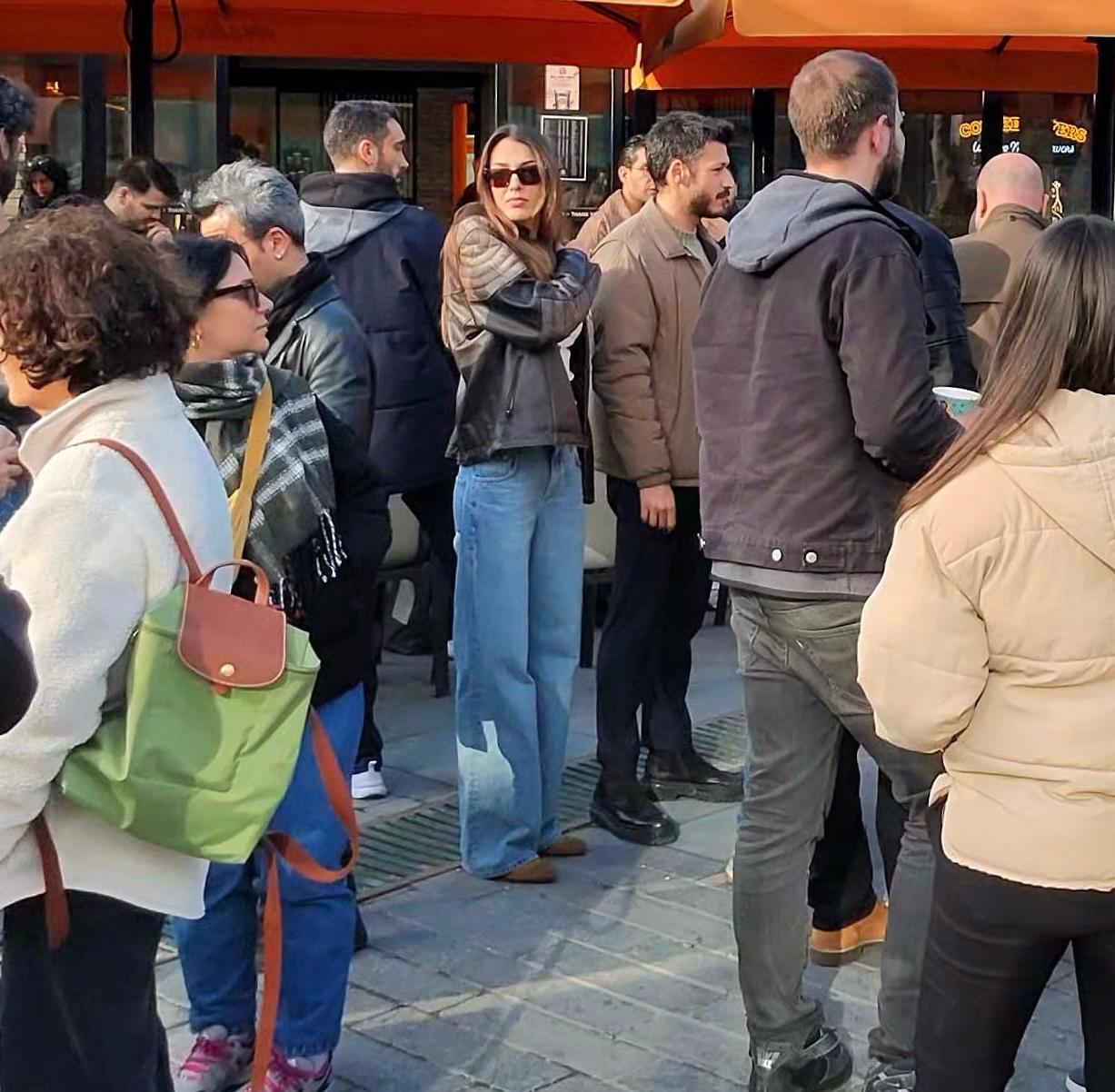 Dilan Çiçek Deniz eski partneri Cem Yiğit Üzümoğlu’na destek için adliyedeydi