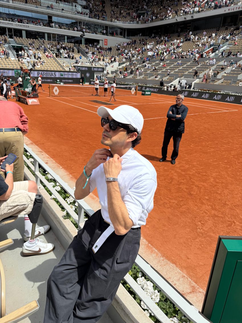 Kızılcık Şerbeti’nin Metehan’ı Rahimcan Kapkap Paris’te Roland Garros’a davet edildi