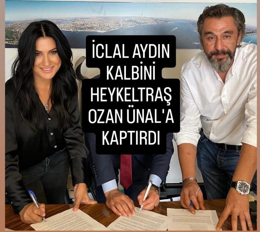 İclal Aydın, heykeltıraş Ozan Ünal’la aşkını ilan etti