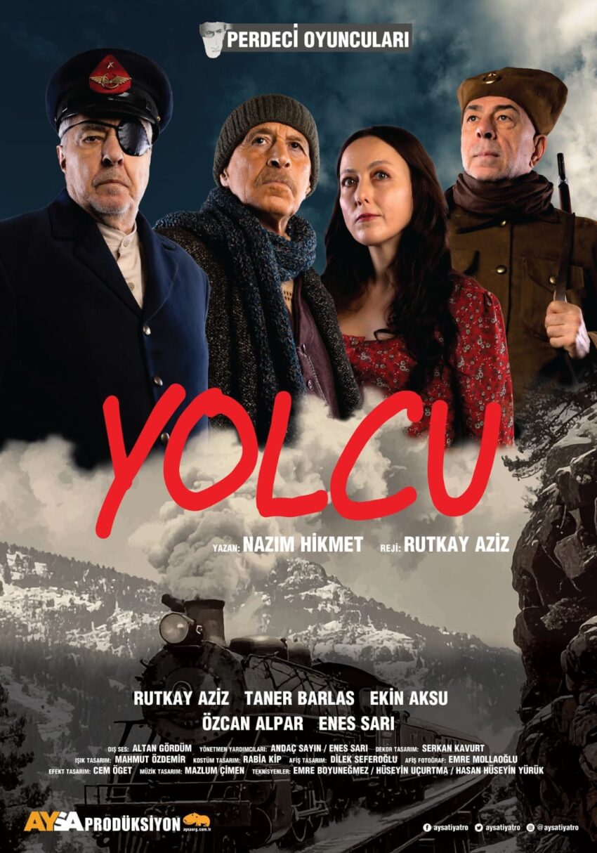 Rutkay Aziz ile Taner Barlas, Nazım Hikmet’in “Yolcu” oyununda buluştu