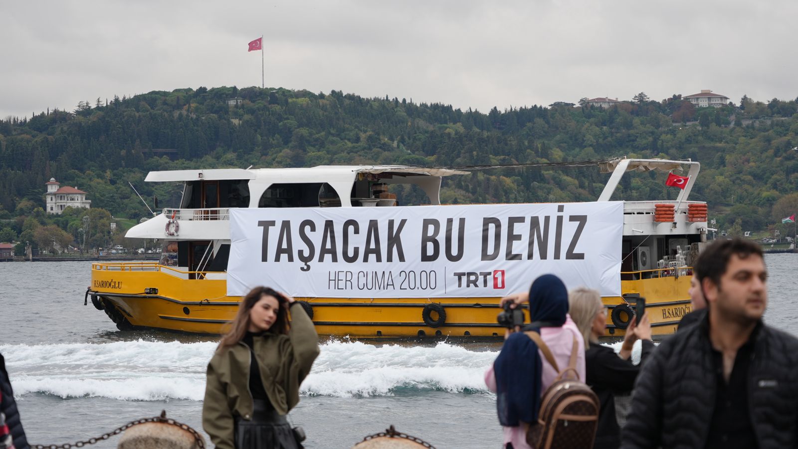 Taşacak Bu Deniz’e Boğaz’da pankartlı tanıtım