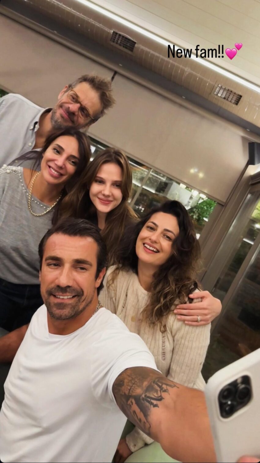 Yerli Doc’un yıldızları İbrahim Çelikkol ile Alina Boz’dan ilk selfie