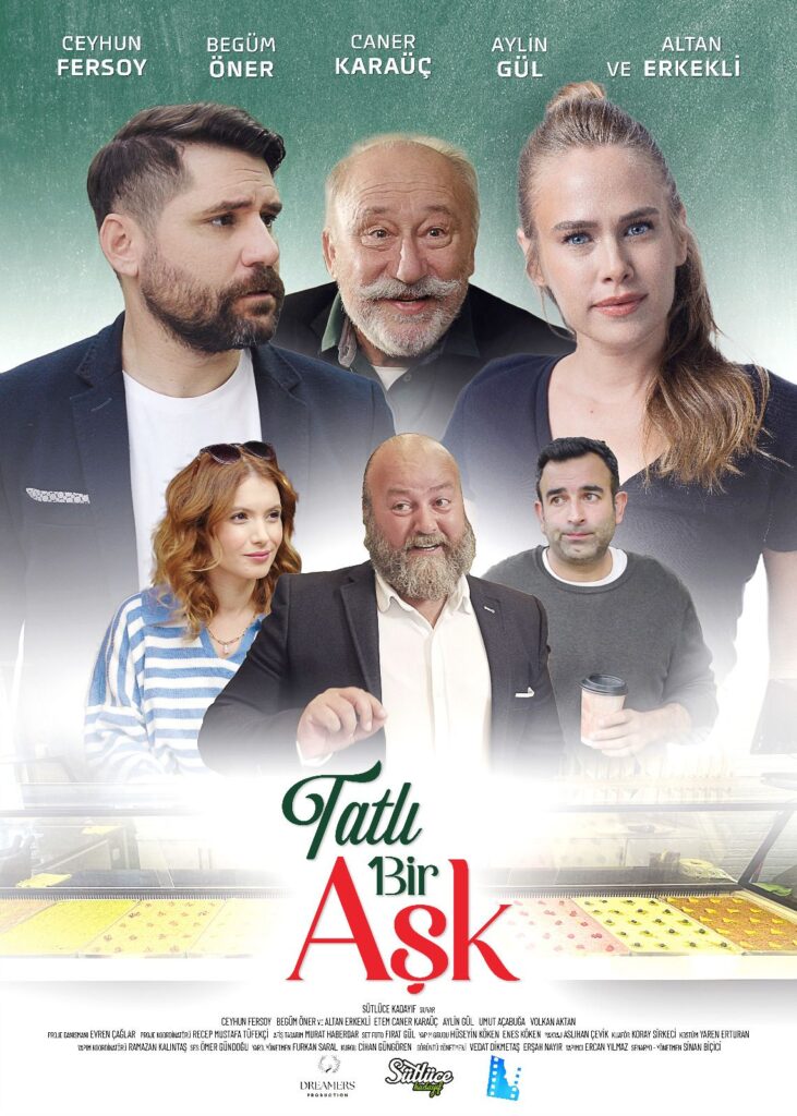 “Tatlı Bir Aşk” adlı dikey dizi Begüm Öner, Ceyhun Fersoy ve Altan Erkekli’yi buluşturdu