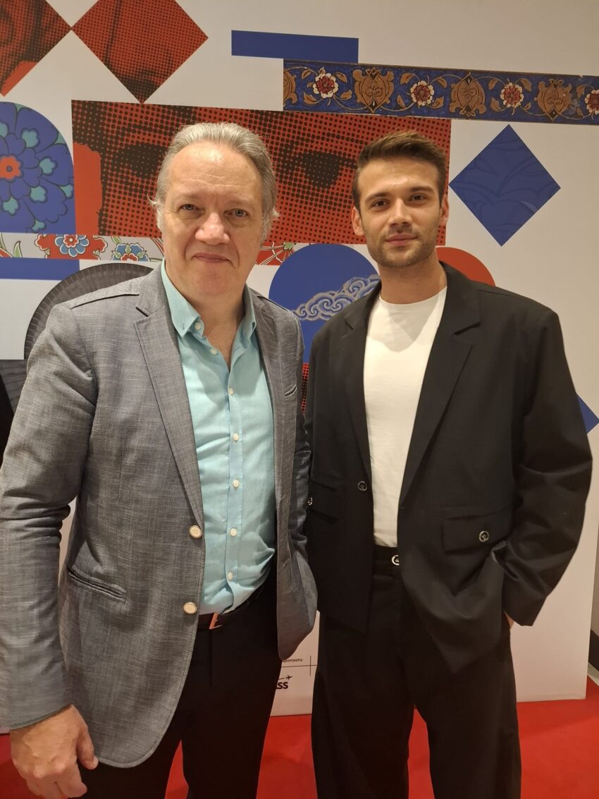 Murat Serezli ve Caner Topçu ‘Bir Adam Yaratmak’ filminin gösteriminde