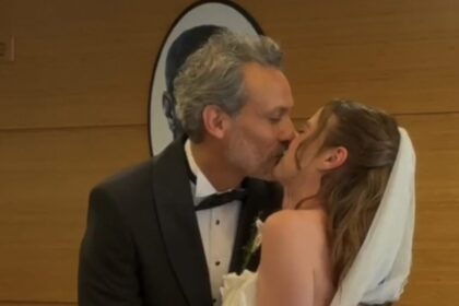 Ünlü oyuncu Nazlı Bulum ile Doruk Kaya evlendi