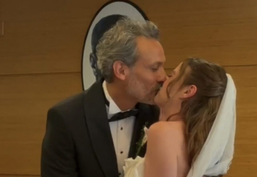 Ünlü oyuncu Nazlı Bulum ile Doruk Kaya evlendi