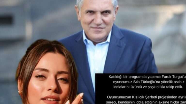 Faruk Turgut’a bir tepki de Sıla Türkoğlu’ndan geldi
