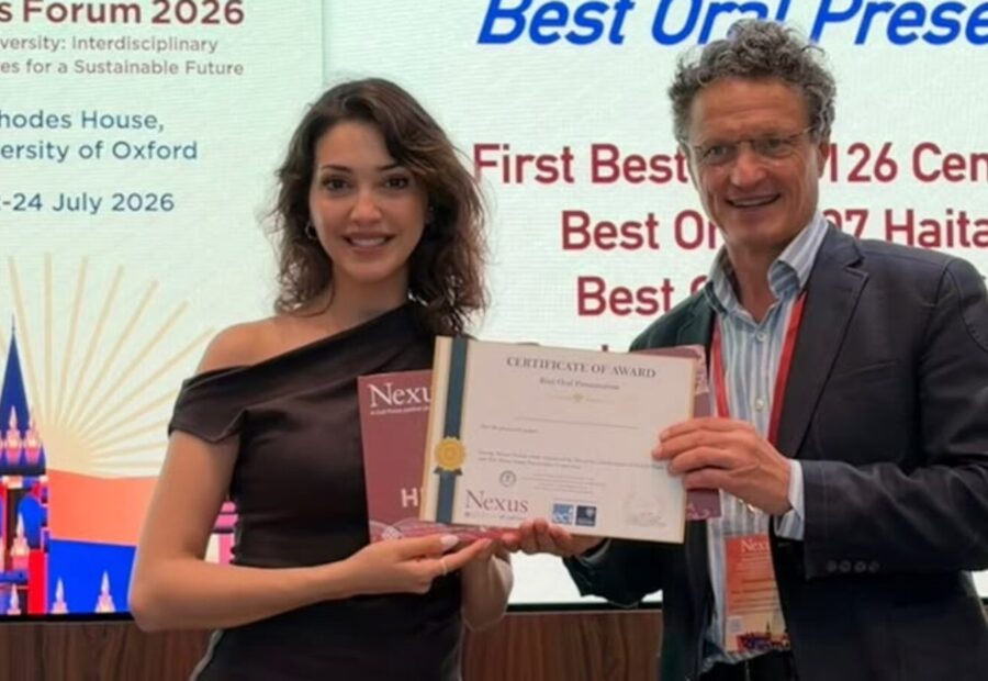 Cemre Gümeli’ye Oxford Üniversitesi’nden ödül