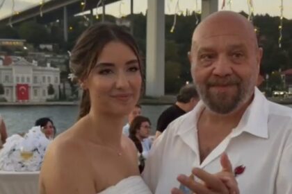 Kızılcık Şerbeti'nin Apo'su Ahmet Mümtaz Taylan kızını evlendirdi