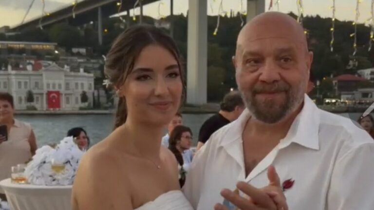 Kızılcık Şerbeti’nin Apo’su Ahmet Mümtaz Taylan kızını evlendirdi