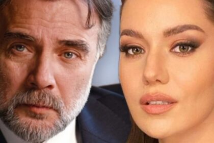 Hamal'ın başrolleri Oktay Kaynarca ve Fahriye Evcen tanıtım çekiminde